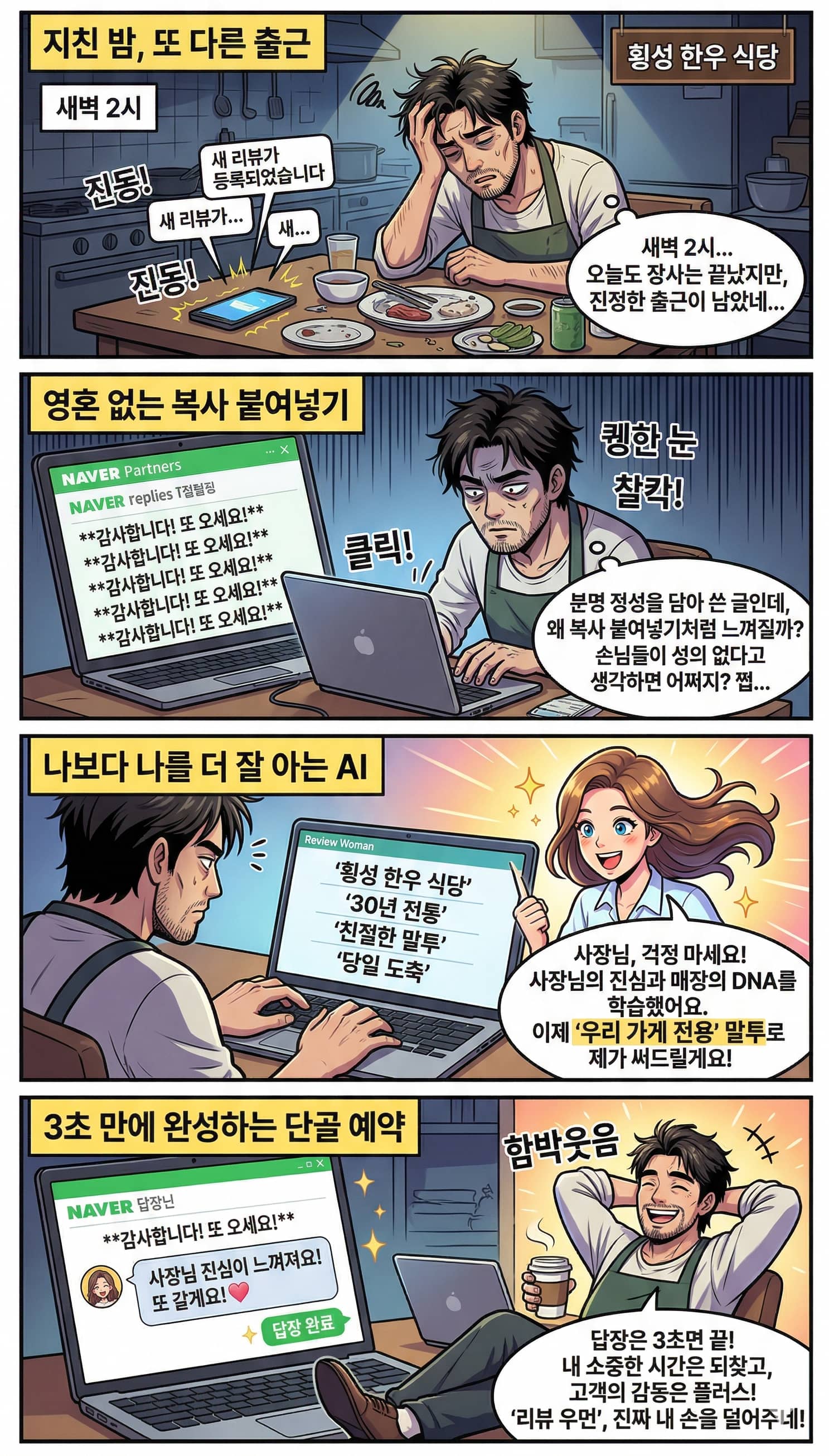 리뷰우먼 브랜드 웹툰